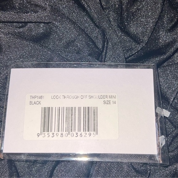 FREE People Third Form Look Through Bodycon Off the Shoulder Cut Out Party Dress - Picture 8 of 8